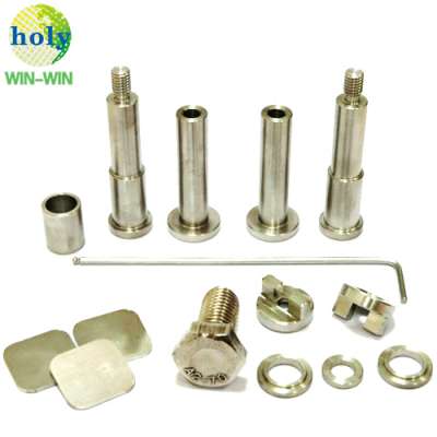 Oem custom 303/304 stainless steel nut and screw/glass wall standoffs